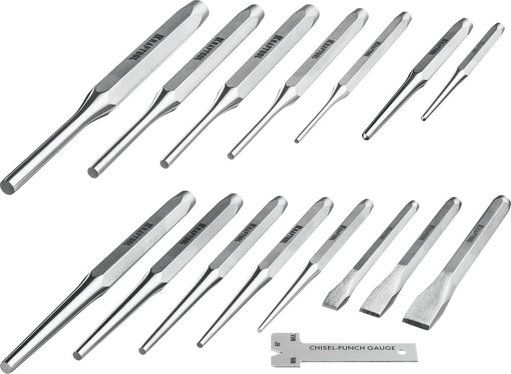 Набор зубил и кернеров Grand-15, 15 предметов KRAFTOOL 21075-H15