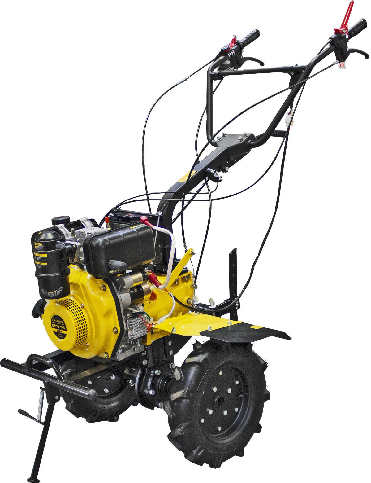 Мотоблок Champion DC1163E (5,8лс 2F/1R 80-110см 30см 3,5л 141кг, колеса 4/10 ВОМ) (DC1163E)