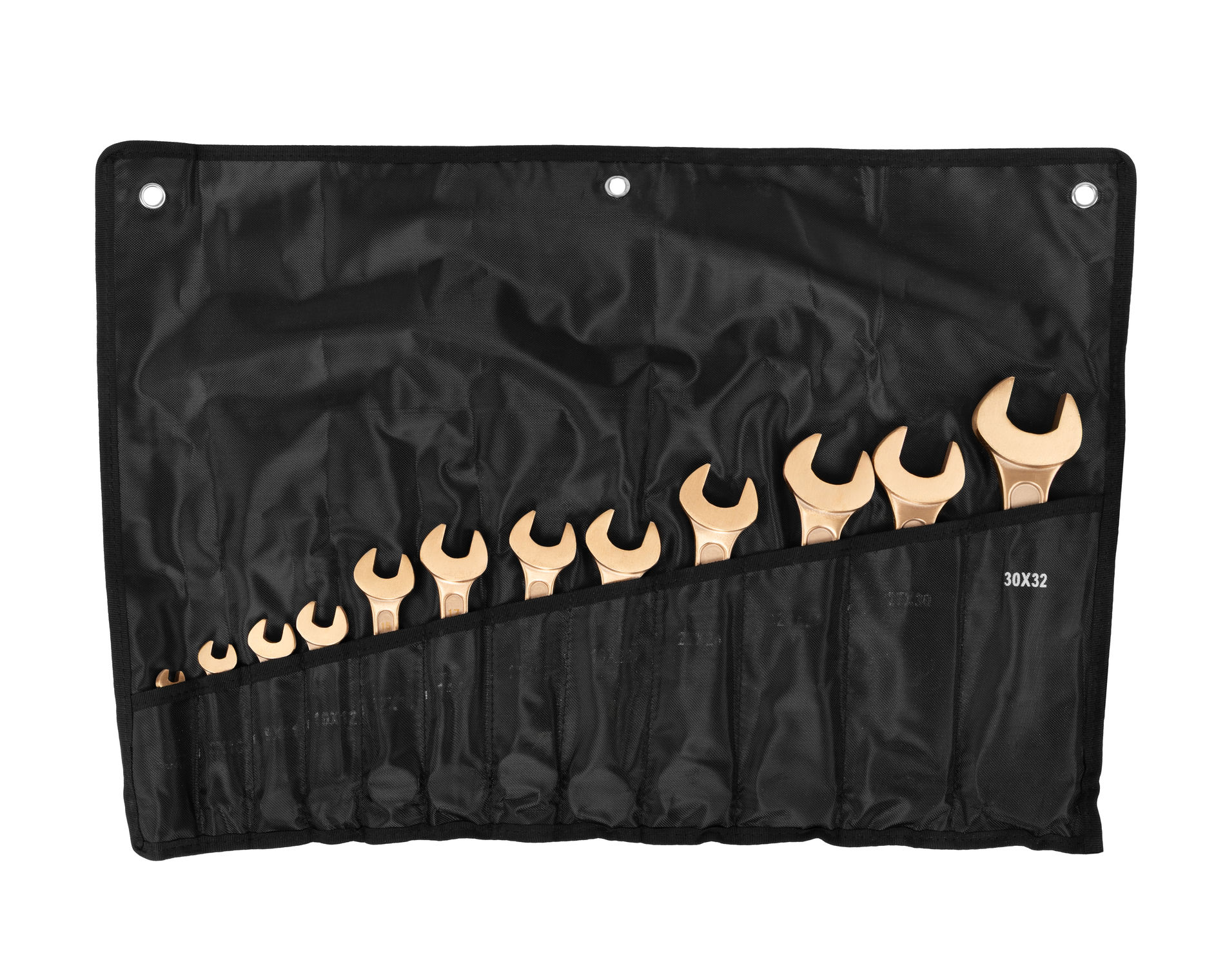 Набор ключей гаечных рожковых двусторонних искробезопасных (6-32) BeCu № A-12, HORTZ