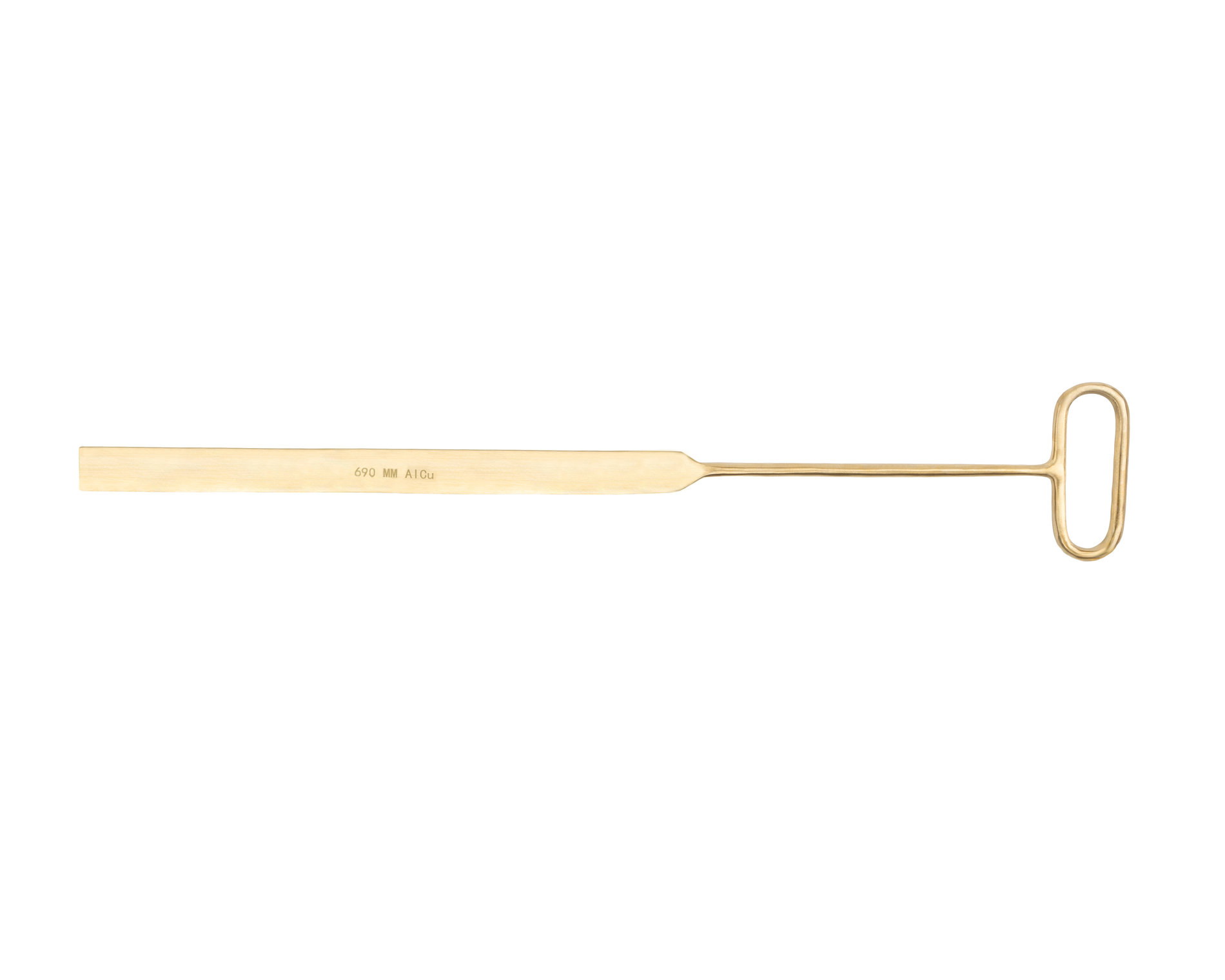 Нож искробезопасный для разделки фланцев с круглой ручкой 690 мм AlCu HORTZ