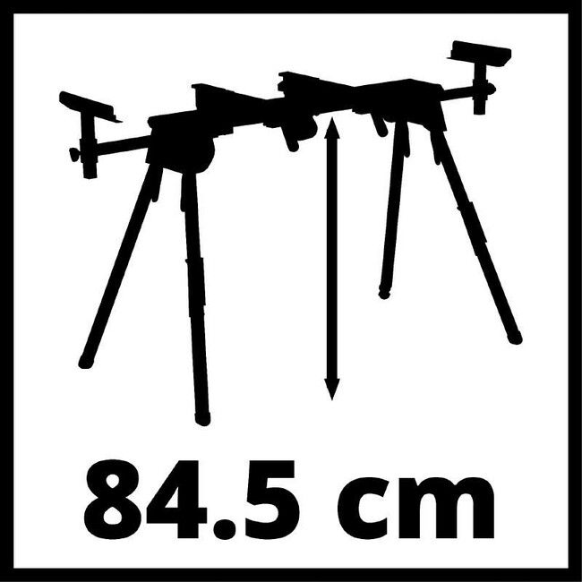 Подставка под торцовочные пилы MSS 1610, раздвижные упоры до 1610 мм,складные ножки (4310615)