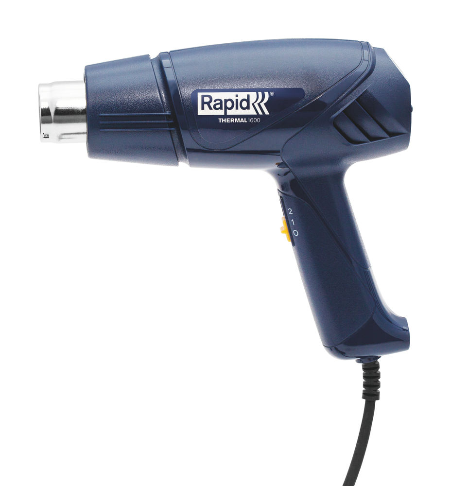 Фен строительный R:Hot Air Gun 1600 Вт, 60°C / 550 °C, 280 л/мин RAPID 24359800