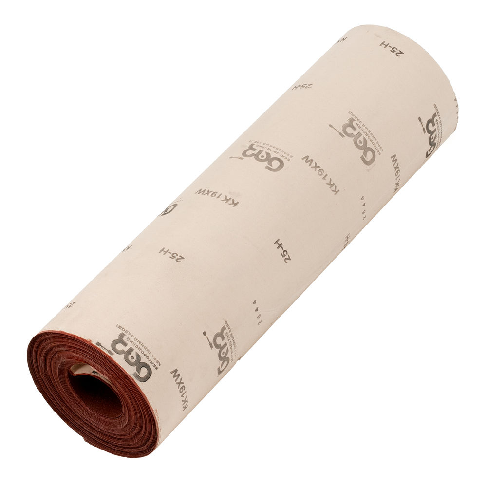 Шкурка на тканевой основе, зернистость № 25, 775 мм х 30 м, БАЗ (75227)