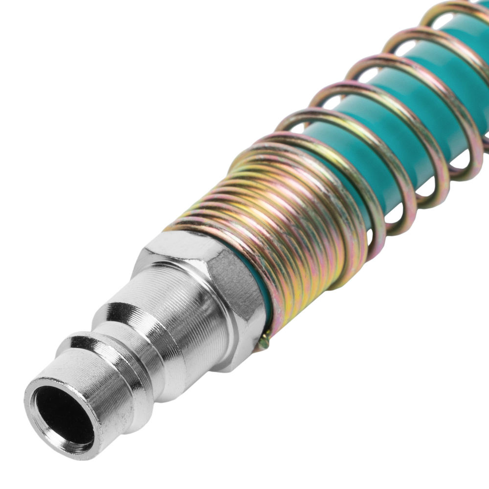 Шланг спиральный воздушный 8 х 12 мм, 18 бар, с быстросъемными соединениями, 10м Stels (57015)