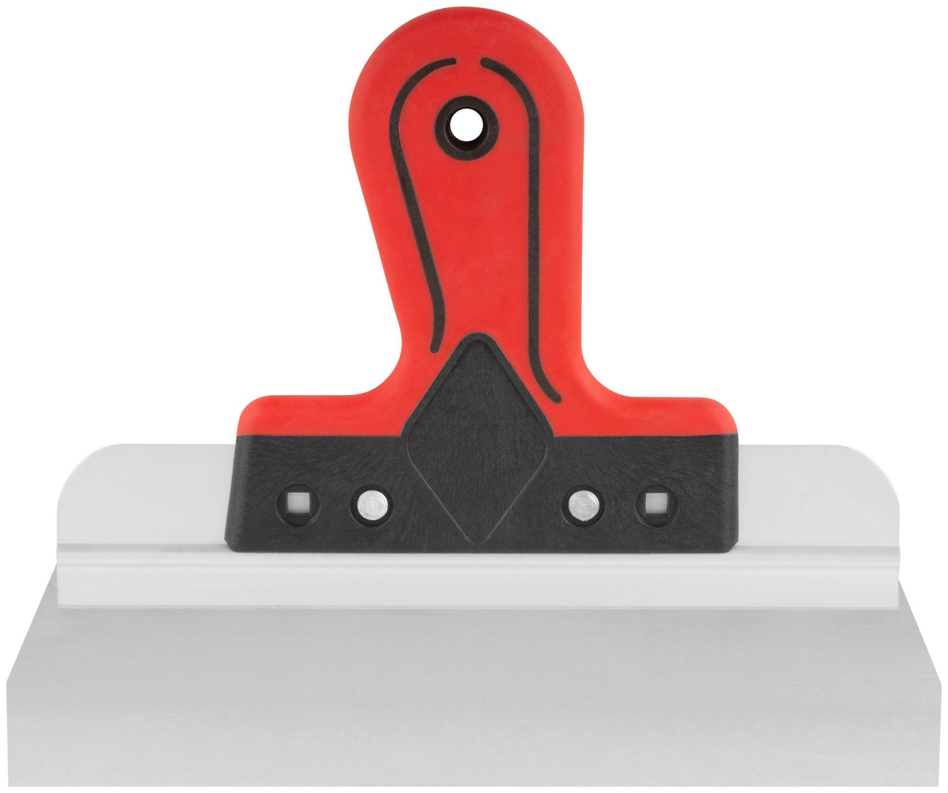 Шпатель фасадный Профи, нержавеющая сталь, прорезиненная ручка 250 мм (06423)