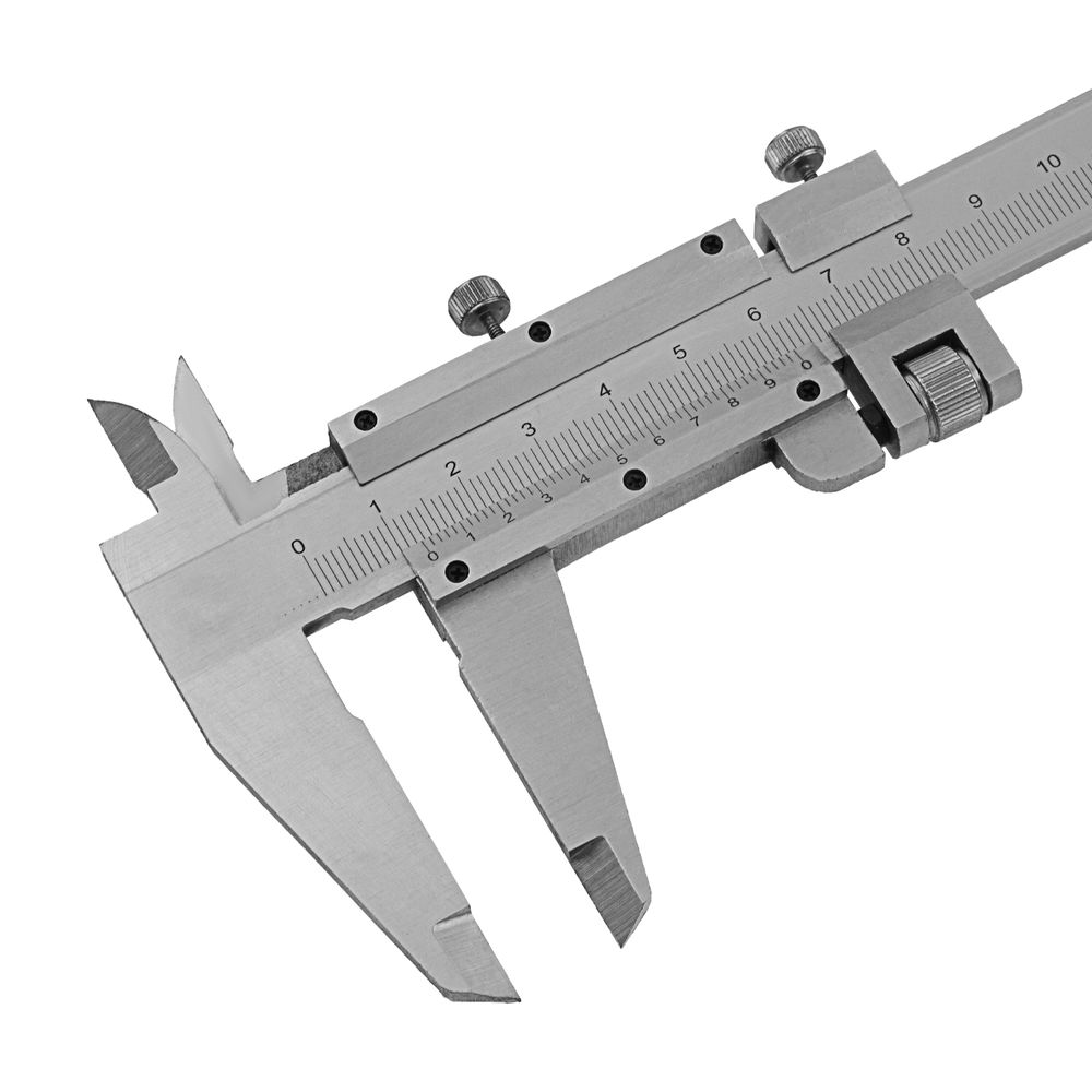 Штангенциркуль, 200 мм, цена деления 0.02 мм, металлический, с глубиномером Matrix (316325)