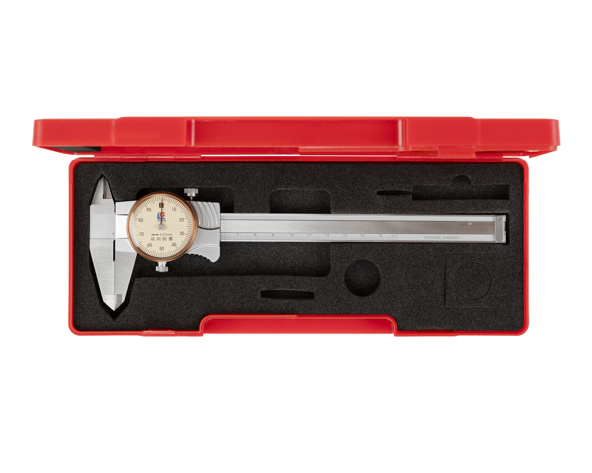 Штангенциркуль ШЦК-1-150 0,01 с отсчетом по круговой шкале, губки 40 мм 171-122A2G Guanglu