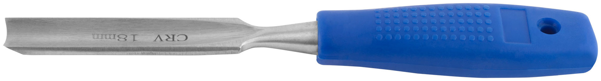 Стамеска CrV полукруглая с пластиковой ручкой 18 мм