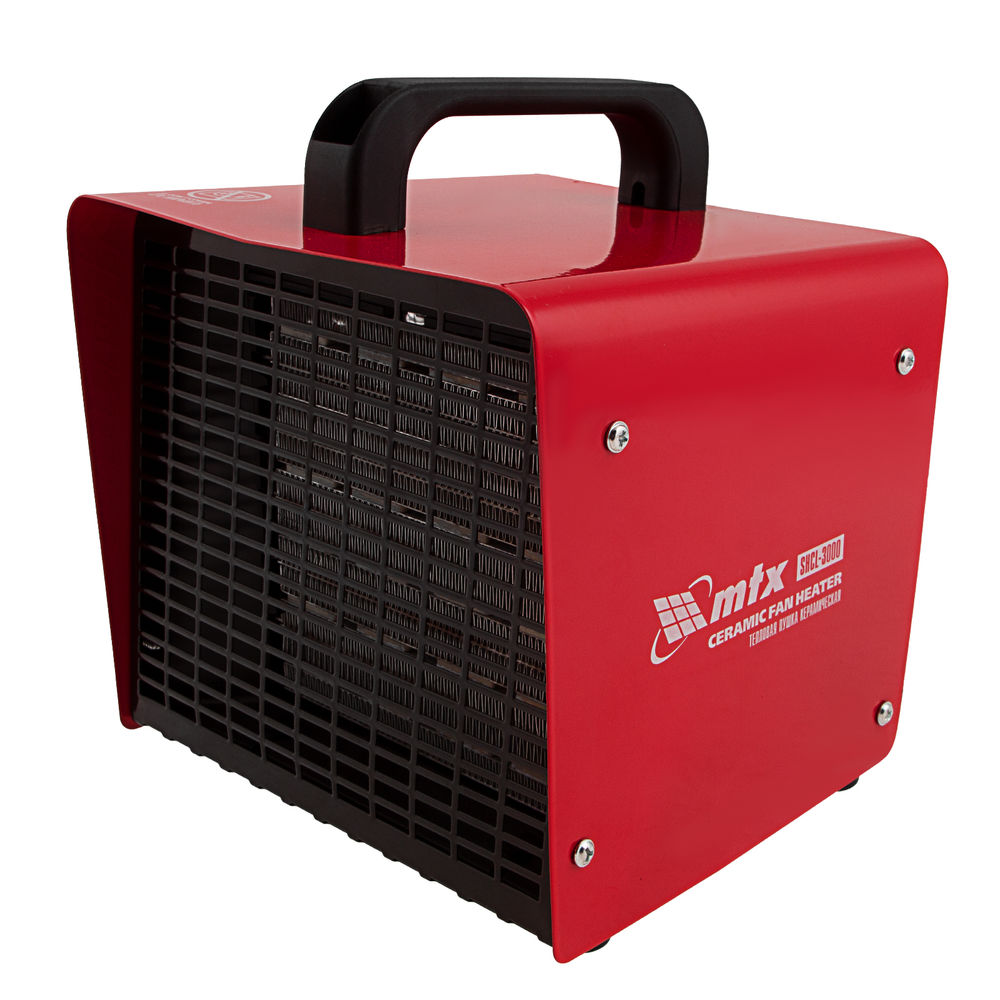 Тепловая пушка керамическая SHCL-3000, квадратная, 230 В, 480 м3/ч, 1/3 кВт// MTX (96403)