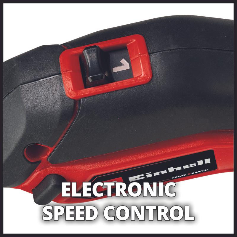 Триммер аккумуляторный Einhell PXC GE-CT 18/33 Li,18В,33см,2 скор,леска,изогн.рукоятка,без АКК и ЗУ (3411270)