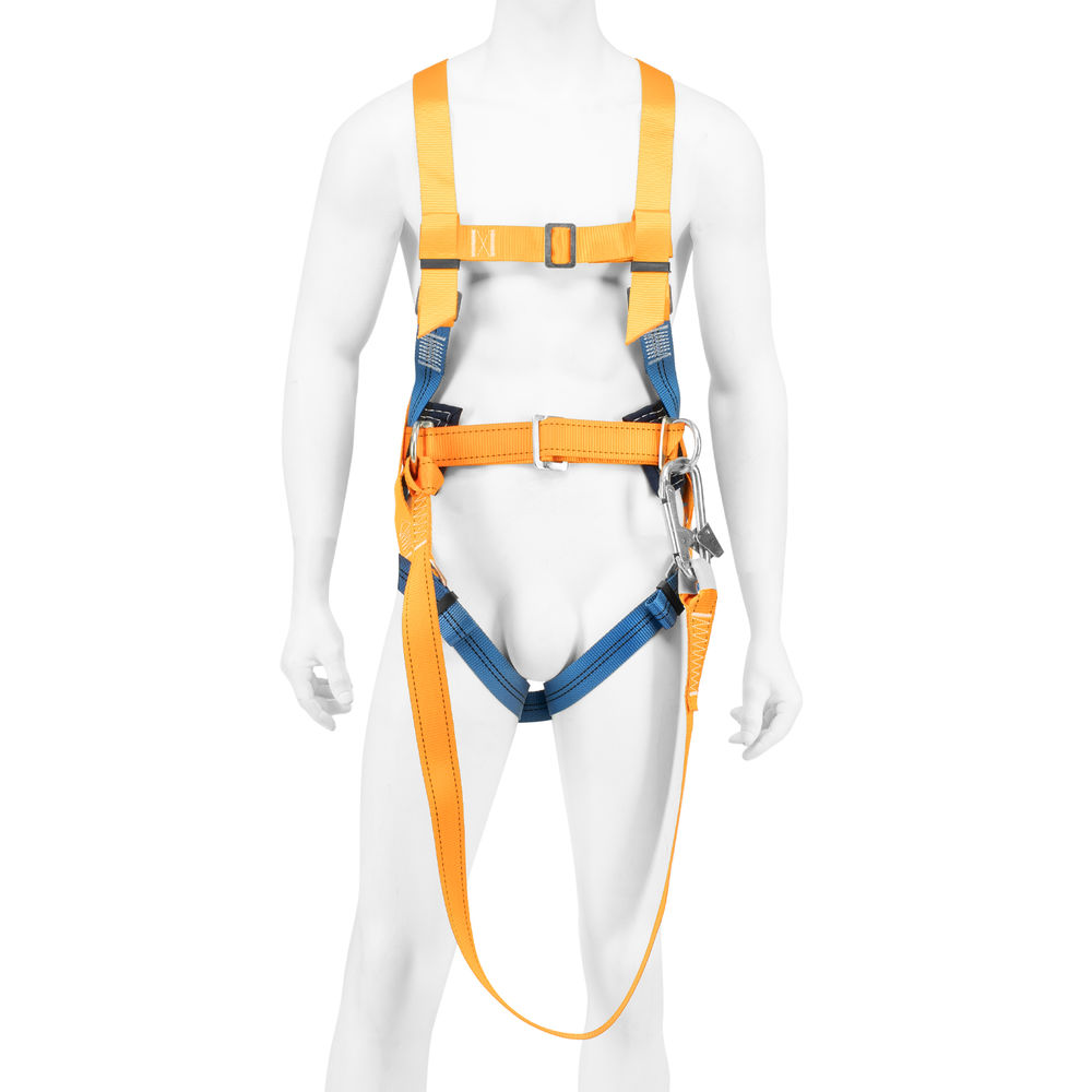 Удерживающая привязь УП IIЖ,с наплечными и набедренными лямками,А-строп из синтетической ленты Сибртех (89504)