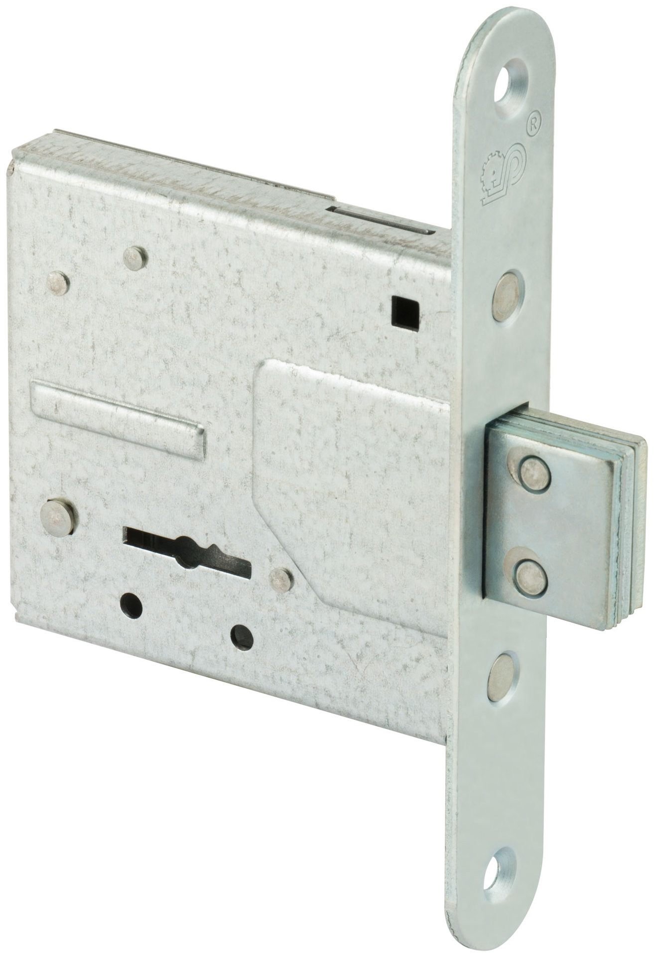 Замок врезной ЗВ8-4С, прямоугольный ригель (66972)