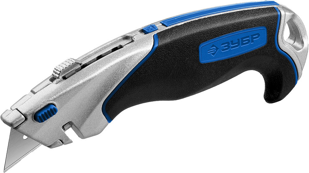 Универсальный нож А24 с автостопом Профессионал ЗУБР 0923