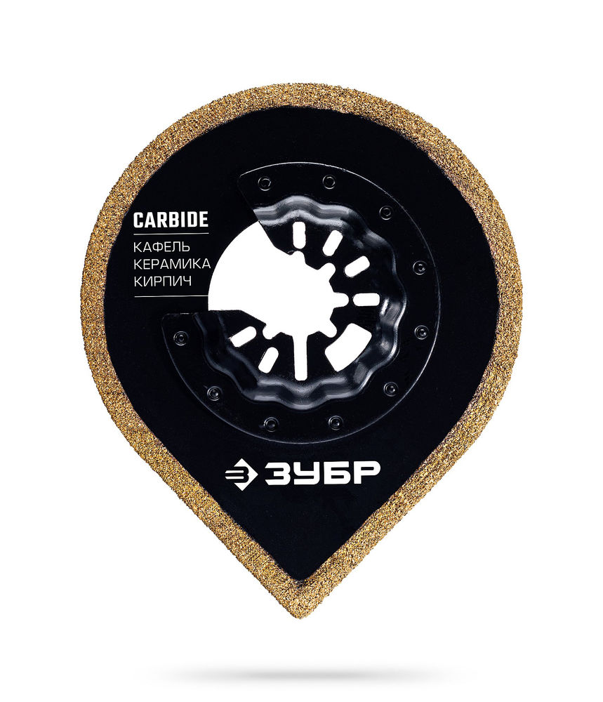 Полотно дисковое угловое CARBIDE ВК8 Р60 70 x 1.8 мм с твердосплавной крошкой: керамика, кирпич, пенобетон ЗУБР StarQuick 15579-70