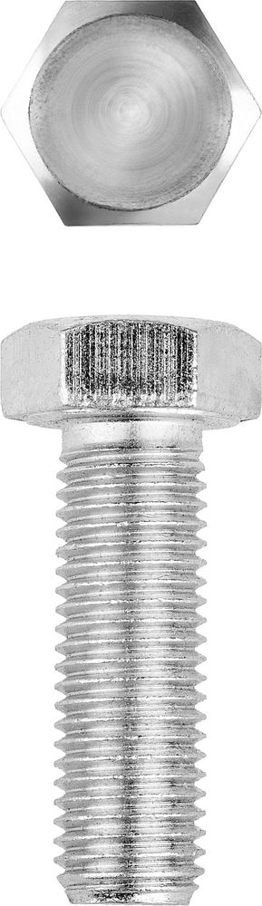 Болт M16 x 60 мм, кл. пр. 5.8, цинк, 5 кг, ГОСТ 7798-70 ЗУБР 303080-16-060