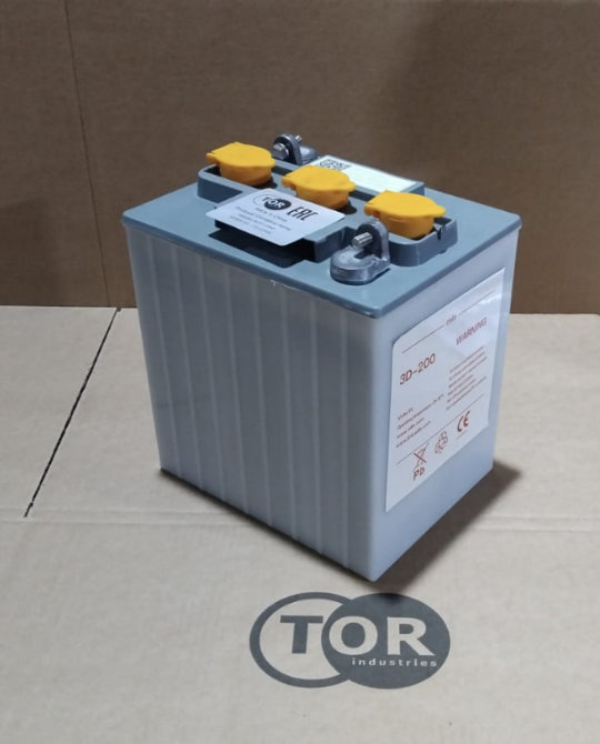 Аккумулятор свинцово-кислотный (WET) 6В/200Ач 245х190х280 для штaбeлеров CDDK/CDDR (1019598)