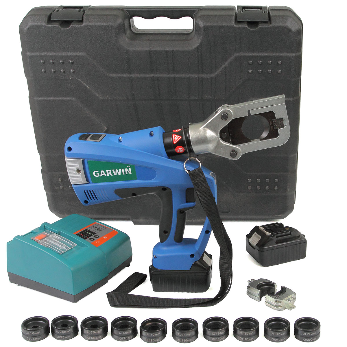 Инструмент электрогидравлический универсальный аккумуляторный 3 в 1, 6,5 т GARWIN PRO 814030-1