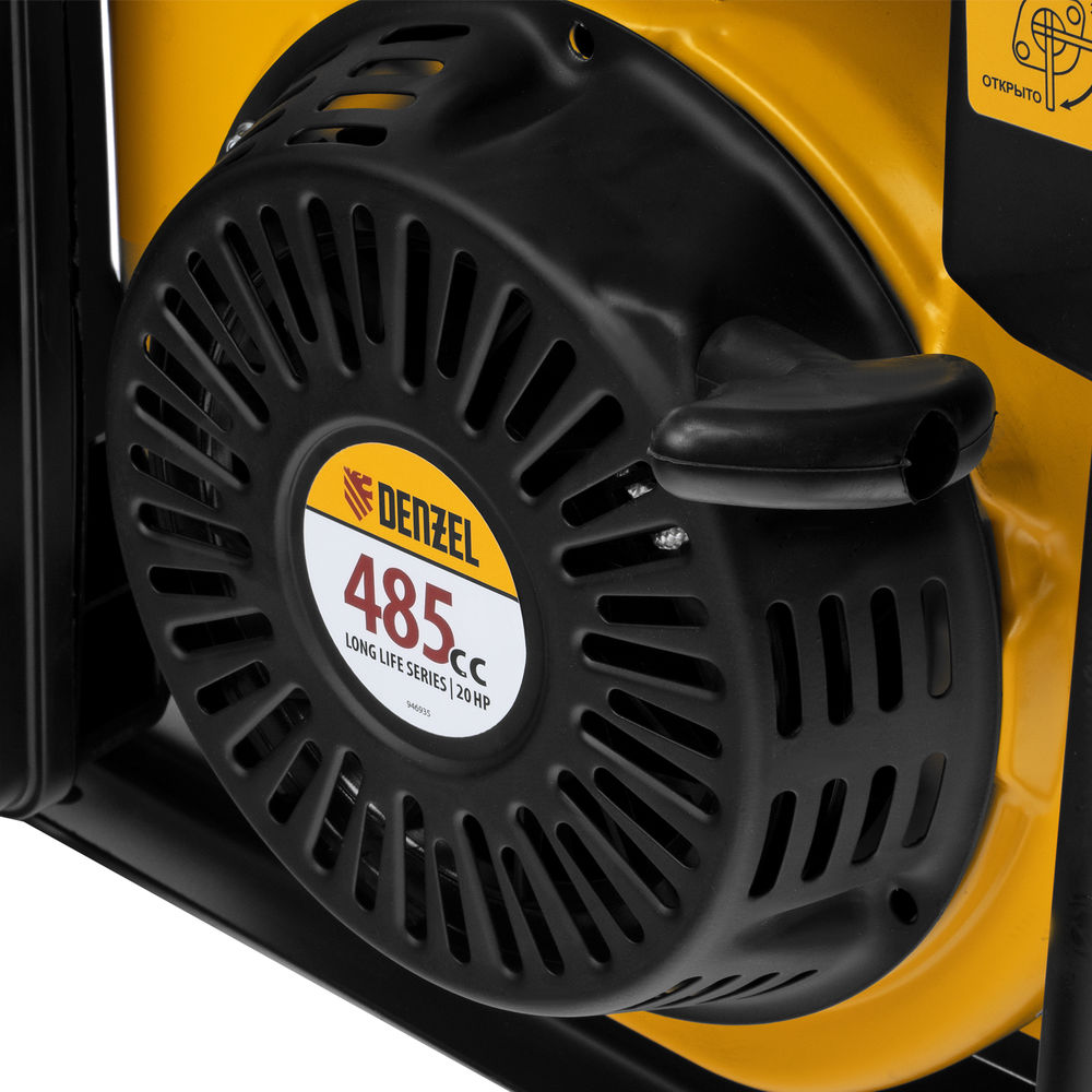 Генератор бензиновый PS-95EA-PRO, 9,5 кВт, 230 В, 40 л, разъем ATS, эл.старт Denzel (946935)