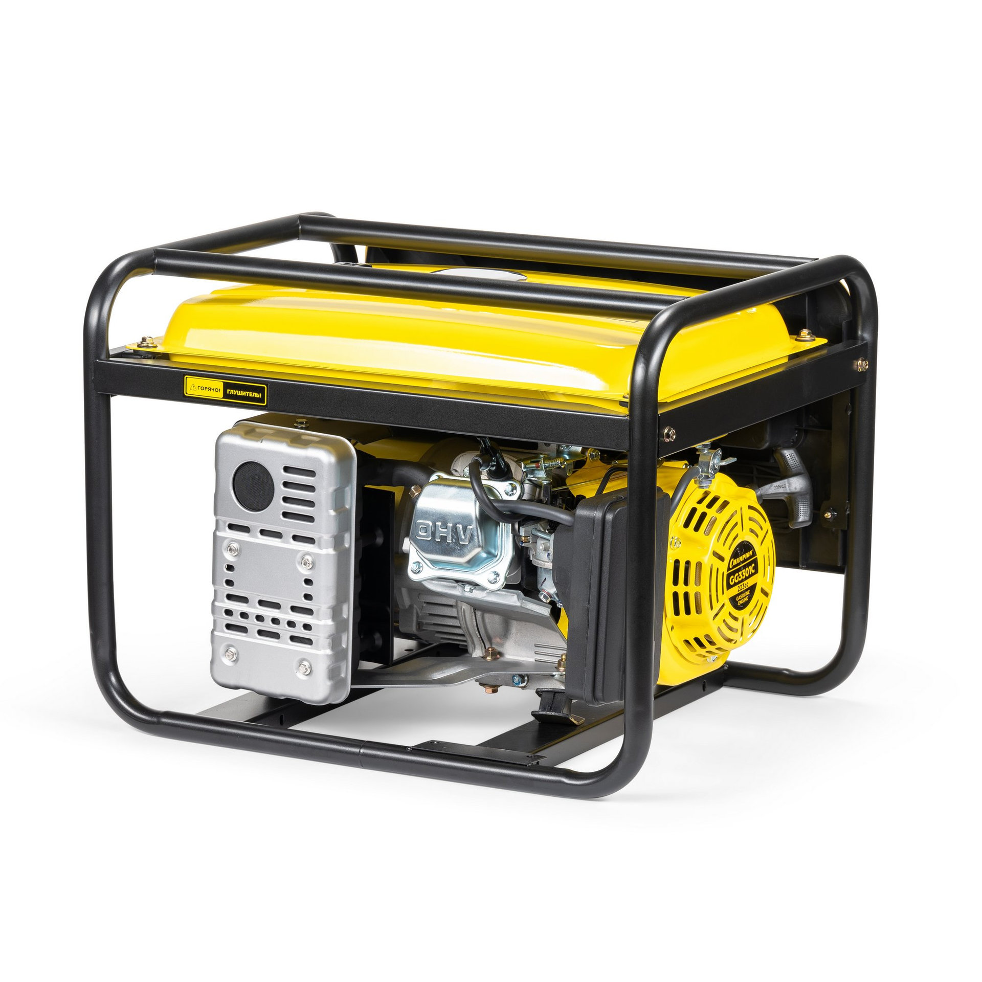 Генератор CHAMPION GG3301C (2,8/3,1кВт 6лс 15л 46кг высокий пусковой ток, 7кВт) (GG3301C)