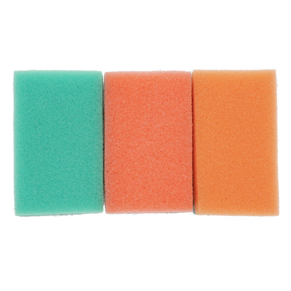 Губки для посуды Mini, 79 x 49 x 23 мм, 3шт, Elfe (92349)