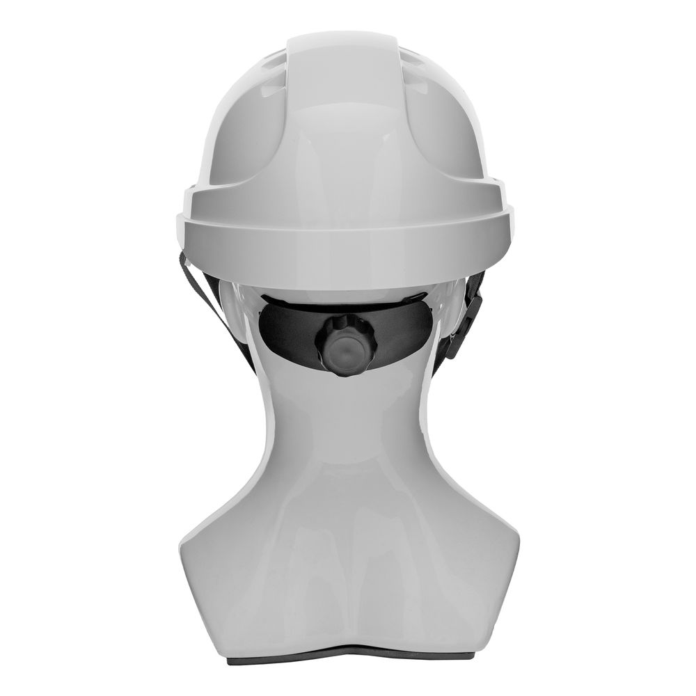 Каска защитная ударопрочная, ABS/PC, плавная регулировка, модель «Форвард» (К-05)белая Denzel (89204)