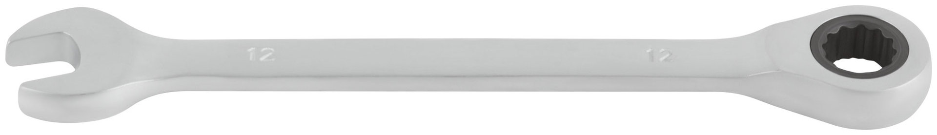 Ключ комбинированный трещоточный, CrV реверсивный механизм 12 мм (63462)