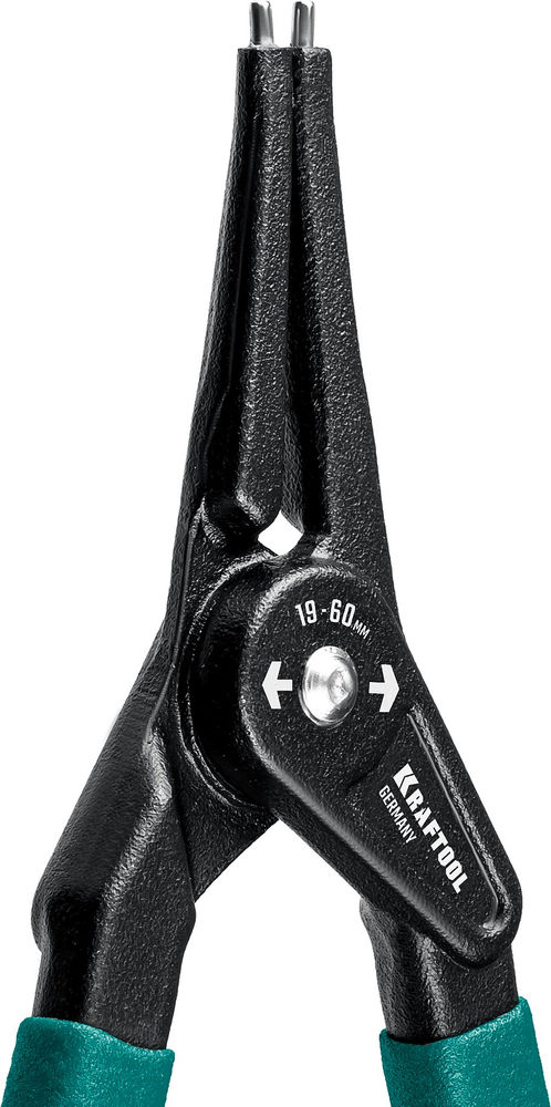 Съемник стопорных колец 180 мм, прямые губки, внешний KRAFTOOL 22812-3