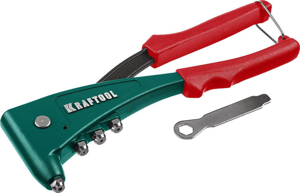 Литой заклепочник X-5F, 2.4–4.8 мм, удержание заклепки KRAFTOOL 31173_z01