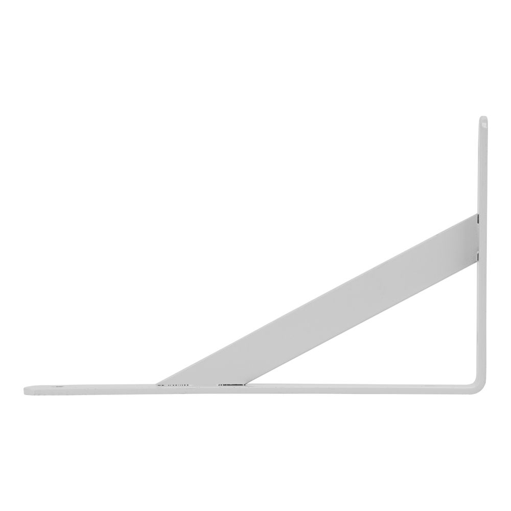 Кронштейн усиленный, 250 х 150 х 30 х 4 мм, белый Сибртех (94044)