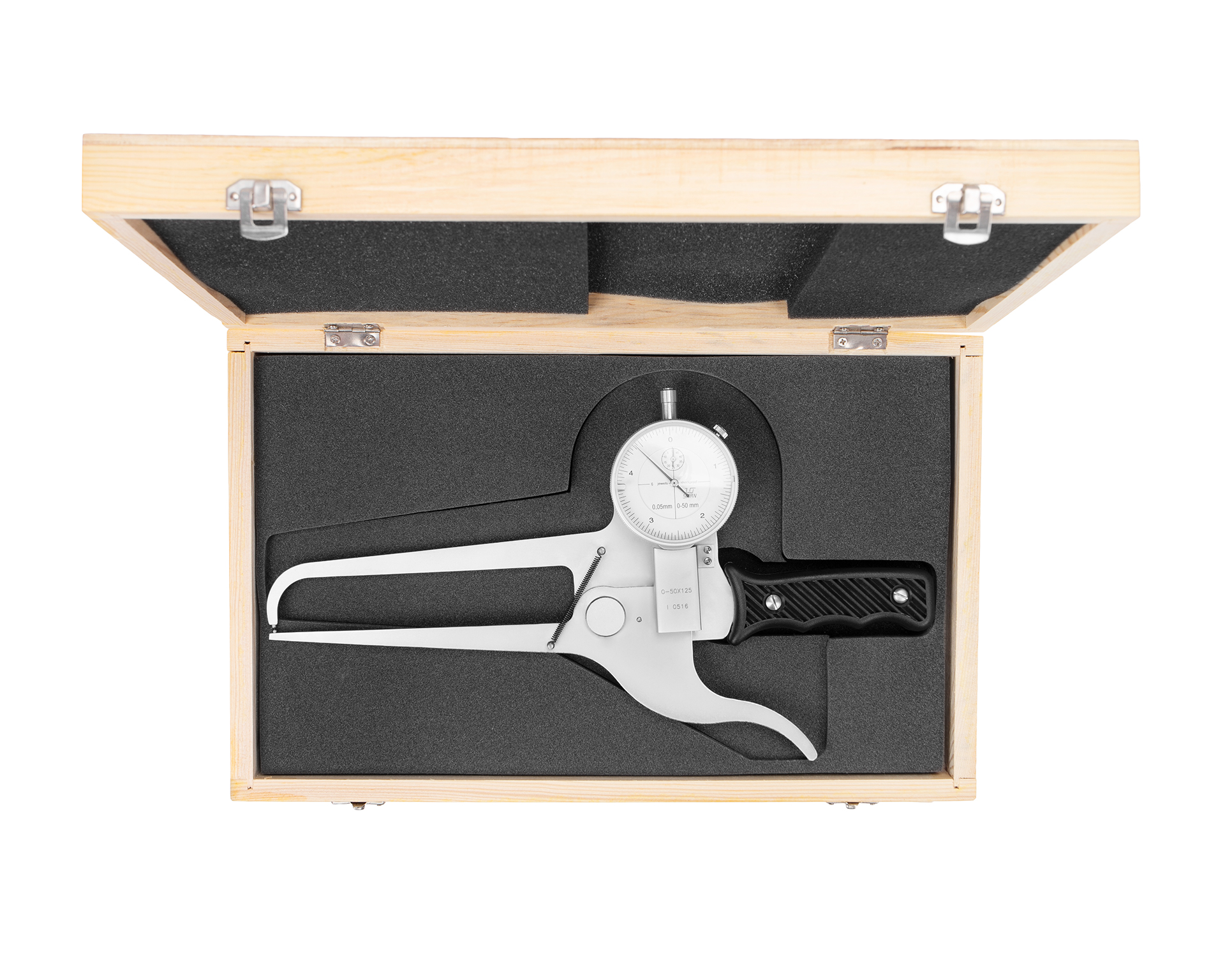 Кронциркуль индикаторный 0-50мм (L=125) 0.05 д/наружных измерений SHAN