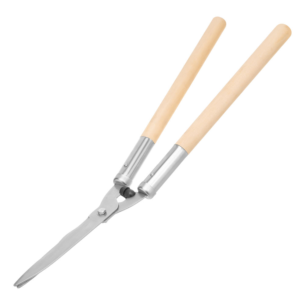 Кусторез, 650 мм, волнистые лезвия, деревянные рукоятки, Горизонт, (60810)