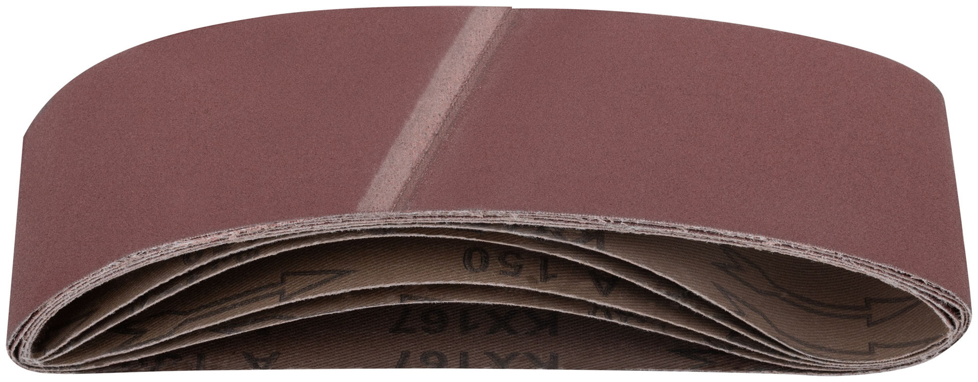 Ленты шлифовальные бесконечные, водостойкие, на тканевой основе, 5 шт., 75х533 мм Р 150 (39697)