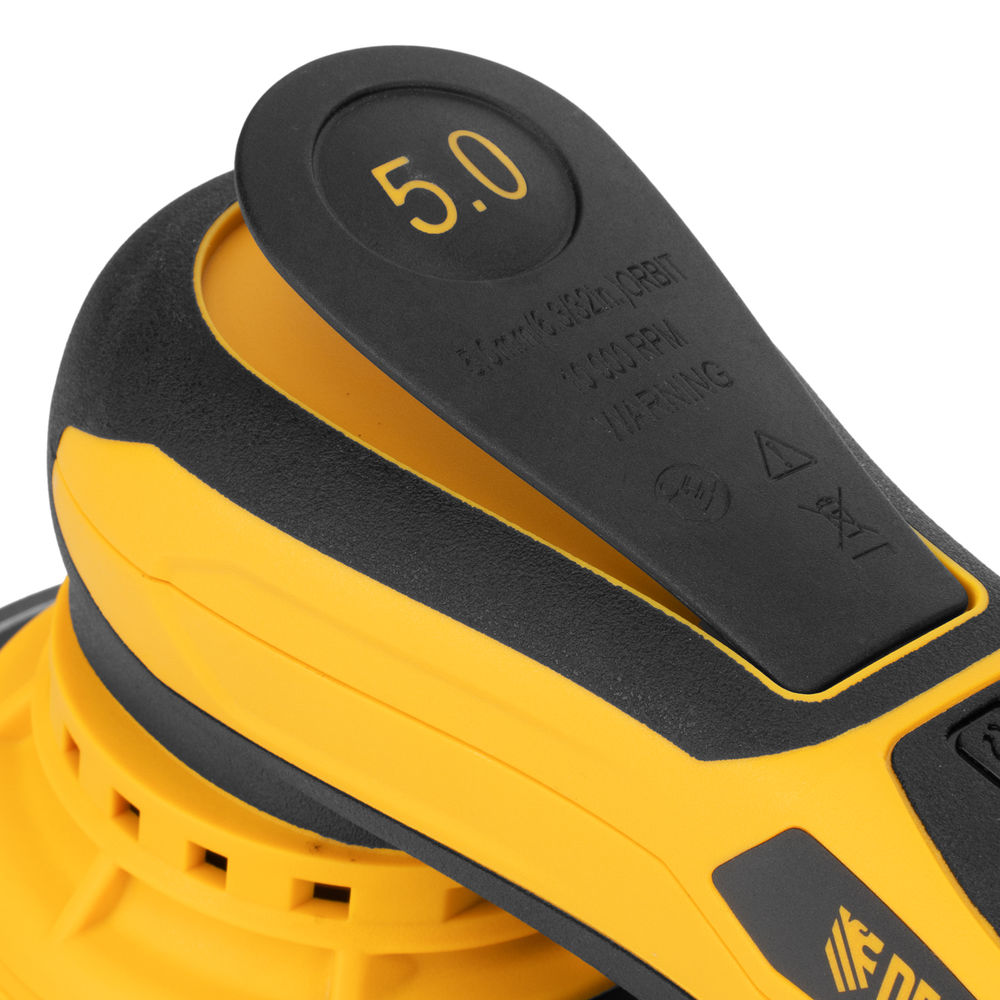 Машина шлифовальная орбитальная бесщет OS-150-BL, 350 Вт, 4000-10000 об/мин Denzel (27606)