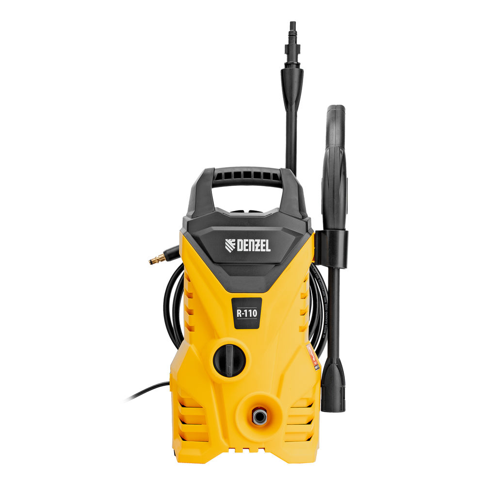 Моечная машина высокого давления R-110, 1500 Вт, 110 бар, 5,7 л/мин, переносная Denzel (58232)