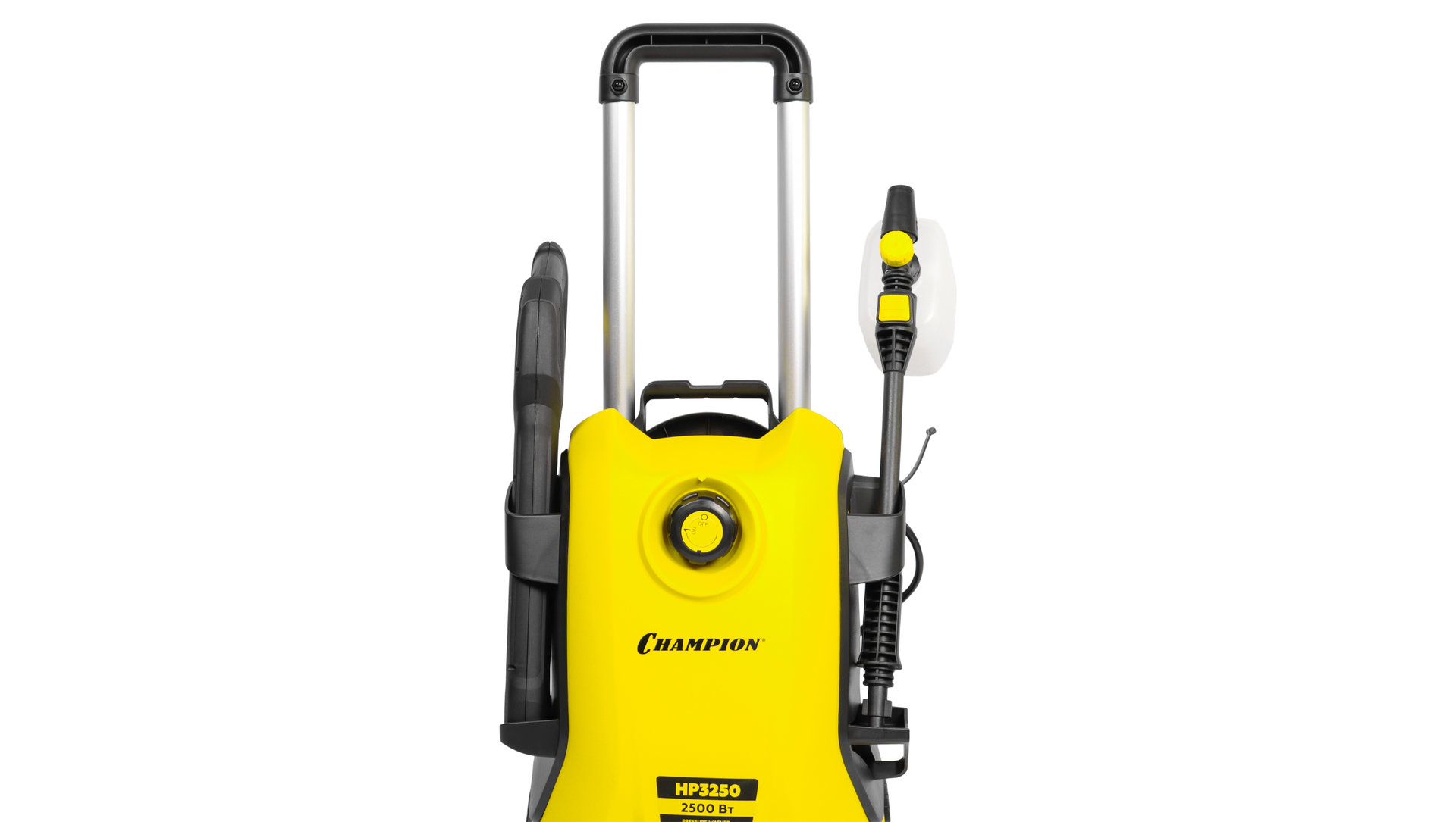 Мойка CHAMPION HP3250 (2,5кВт 125бар t 40С 6,5л/мин 11,2кг синхронный, пеногенератор) (HP3250)