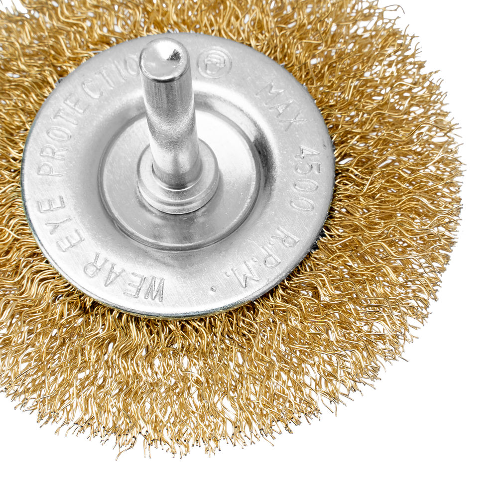 Набор щеток для дрели, 5 шт, 2 плоские, 50-75 мм, 3 чашки, 25-50-75 мм, со шпильками Matrix (74492)