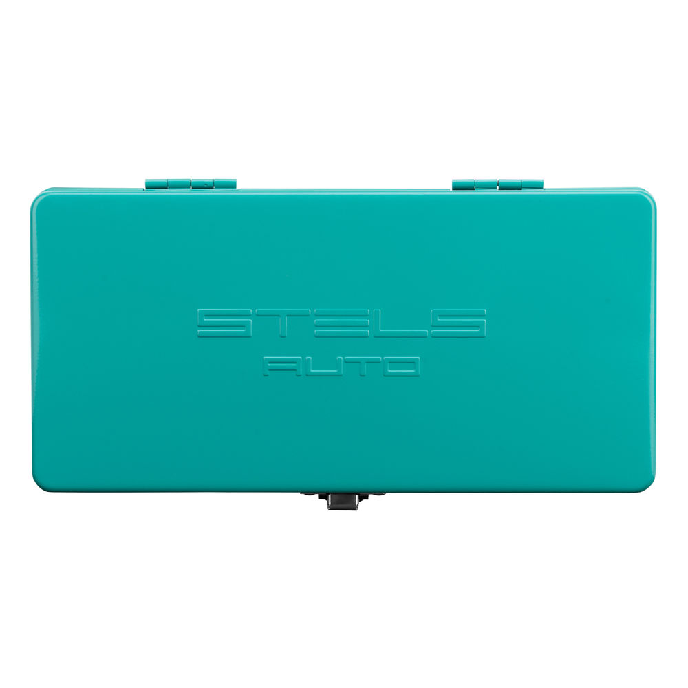 Набор торцевых головок с трещоткой, 1/4, 18 предметов Stels