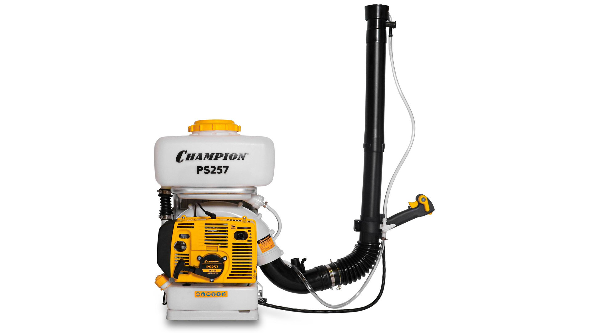 Опрыскиватель-распылитель PRO 2,5кВт 56,5см? 15м бак 14л 0,14-3,03 л/мин 11,3кг CHAMPION PS257