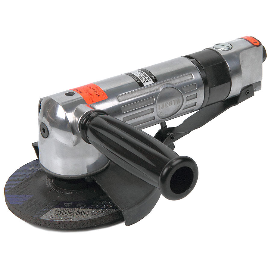 Пневматическая углошлифовальная машинка (УШМ) 125 мм, 11000 об/мин, под диск от 1 мм М10х1,5мм, Licota, PAG-30013HP