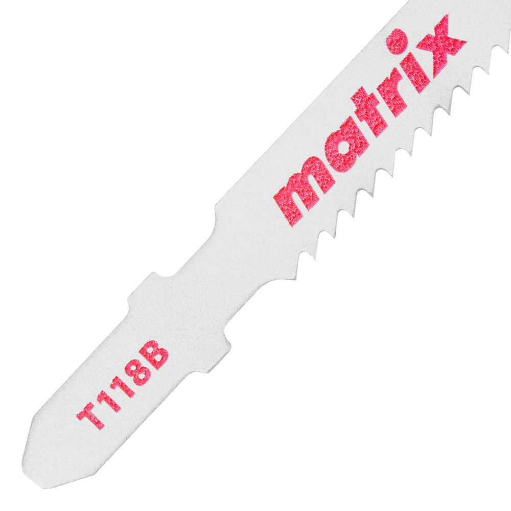 Полотна для электролобзика по металлу, 3 шт, T118B, 50 x 2 мм, HSS Matrix