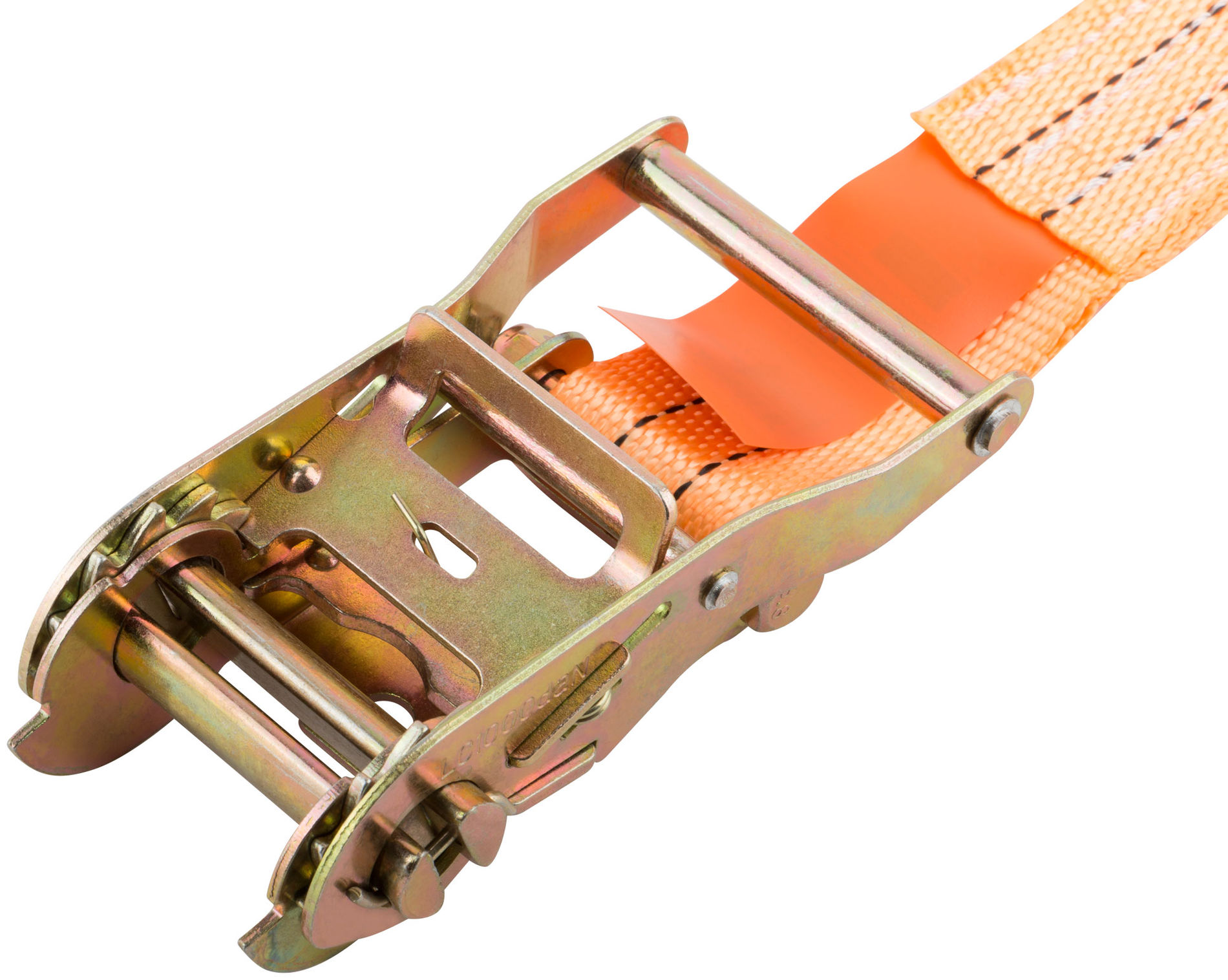 Ремень для крепления груза, храповый механизм, лента 38 мм х 12 м, 1500 кг (77-382)