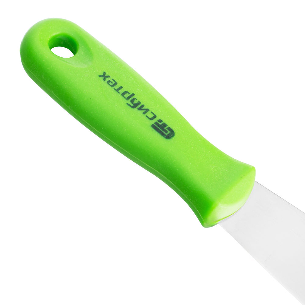 Шпательная лопатка из нержавеющей стали, 40 мм, пластмассовая ручка Сибртех (85545)