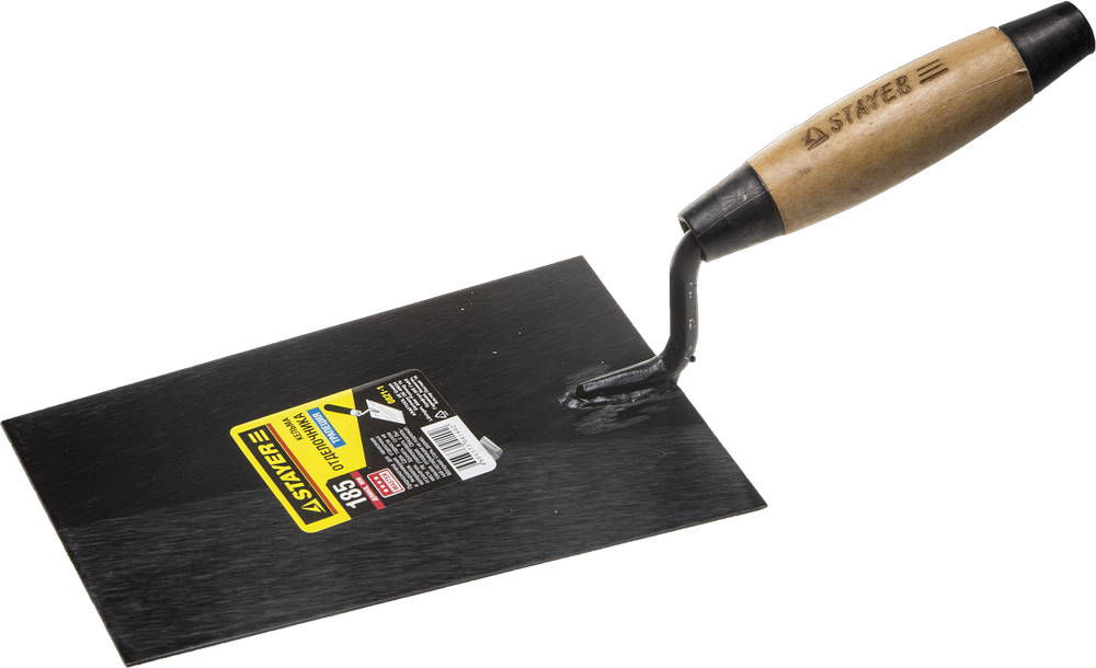 Кельма отделочника 185 мм, деревянная ручка STAYER 0821-1