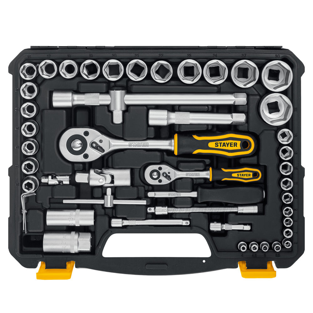 Набор инструмента универсальный AUTO 94, 94 предм., (1/2+1/4) Professional STAYER 27760-H94