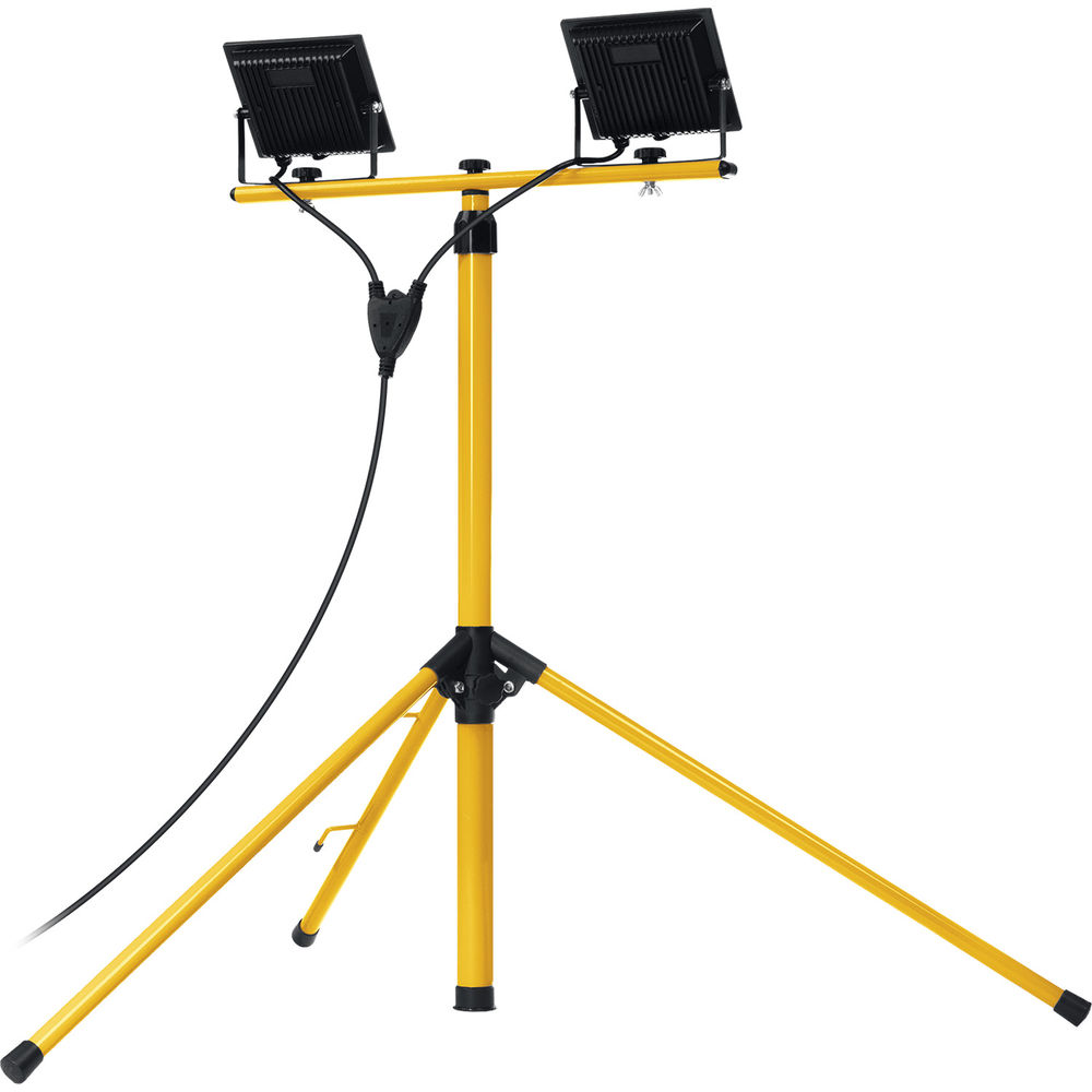 Прожекторы светодиодные на штативе 2 х 30 Вт, 6500 К, IP 65, 1.6 м LED-MAX STAYER 56925-2-30