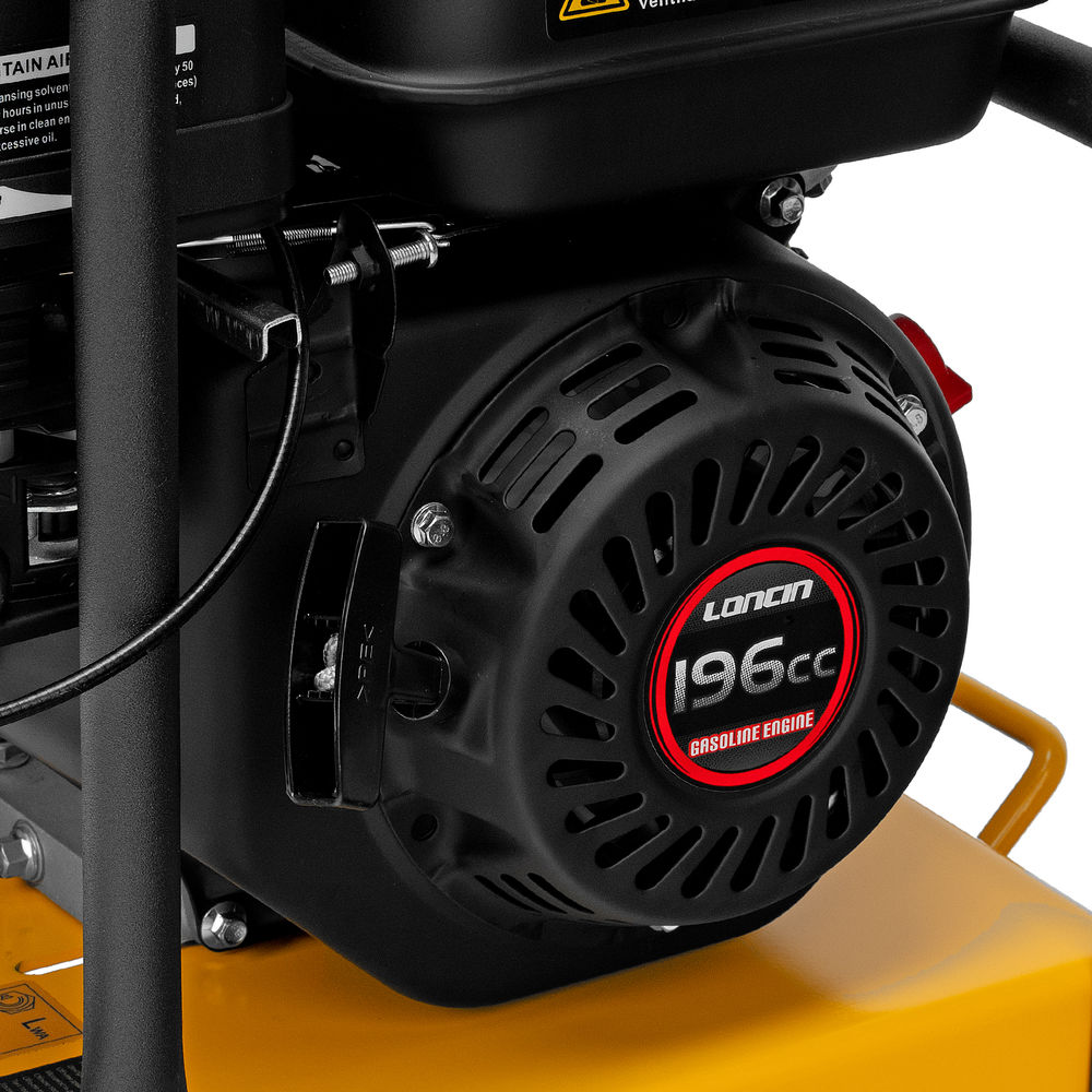 Виброплита бензиновая VC-12, 12 кН, 45*35 см, 196 см3 Denzel (97041)