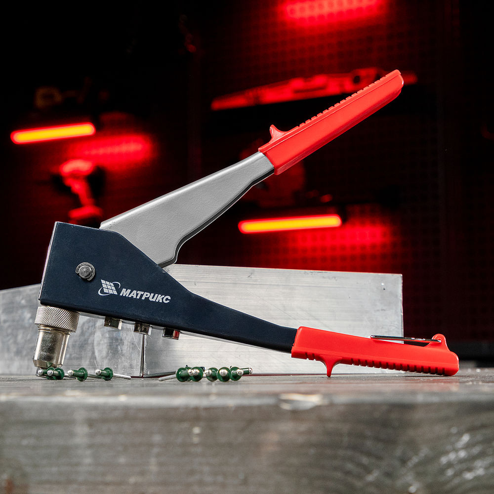 Заклепки 4.0 х 10 мм RAL 6005, темно-зеленые, 50 шт Matrix (40684)