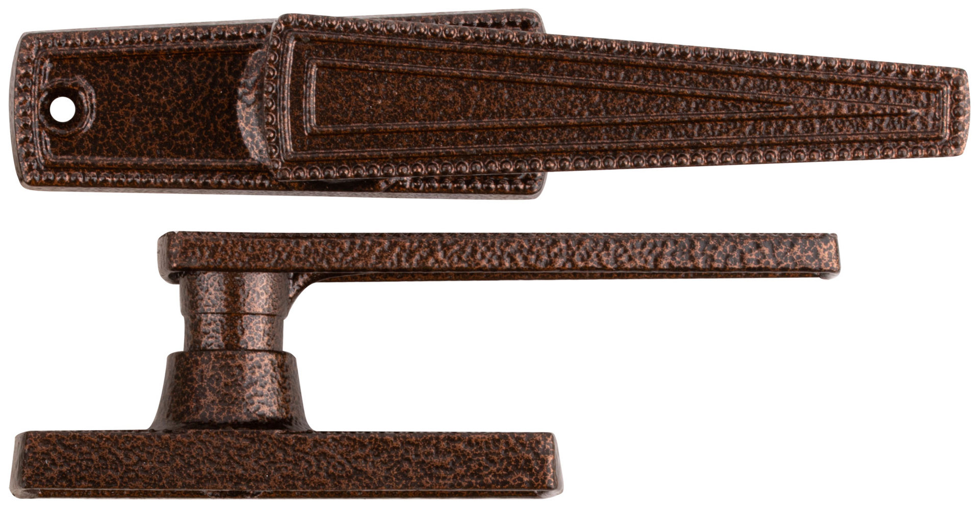 Защелка межкомнатная Зенит, медь (66490)