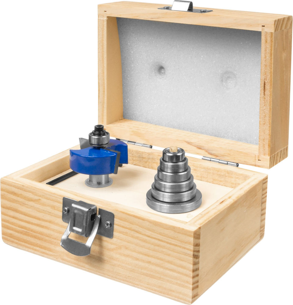 Фреза четвертная фальцевая 38.1?13 мм с подшипниками хвостовик 12 мм ЗУБР Профессионал 28759-38.1-H6