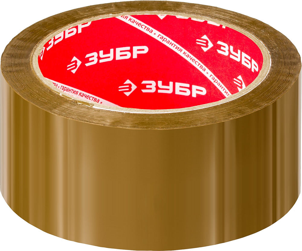 Лента упаковочная клейкая 48 мм, 60 м, 50 мкм, коричневая ЗУБР 12033-50